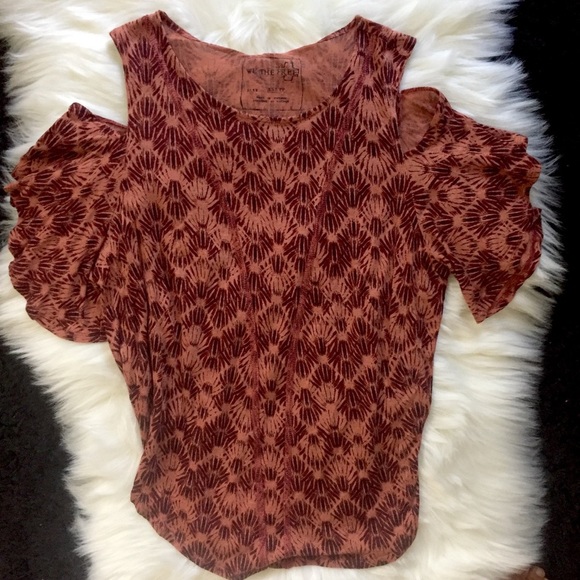 NEW Free People cutout asymmetrical top XS X Small - Picture 2 of 4